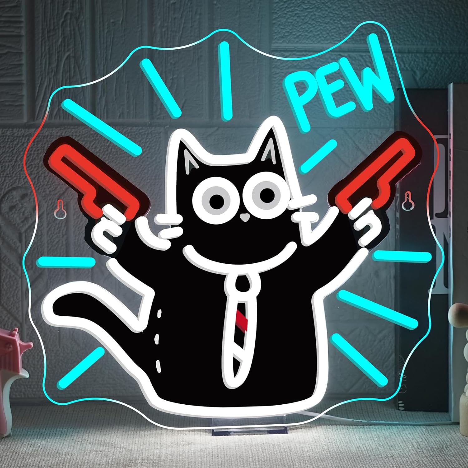Party Games Shop - Cat Neon Sign USB Dimmable LED