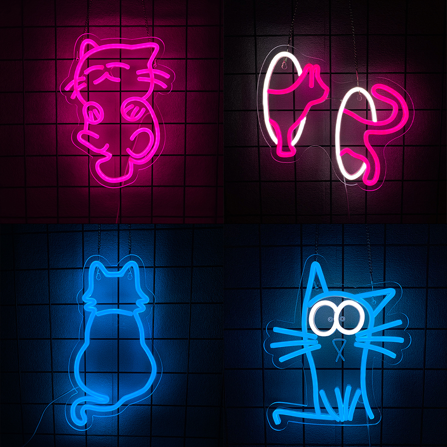 Party Games Shop - Cat Series Neon Sign For Wall