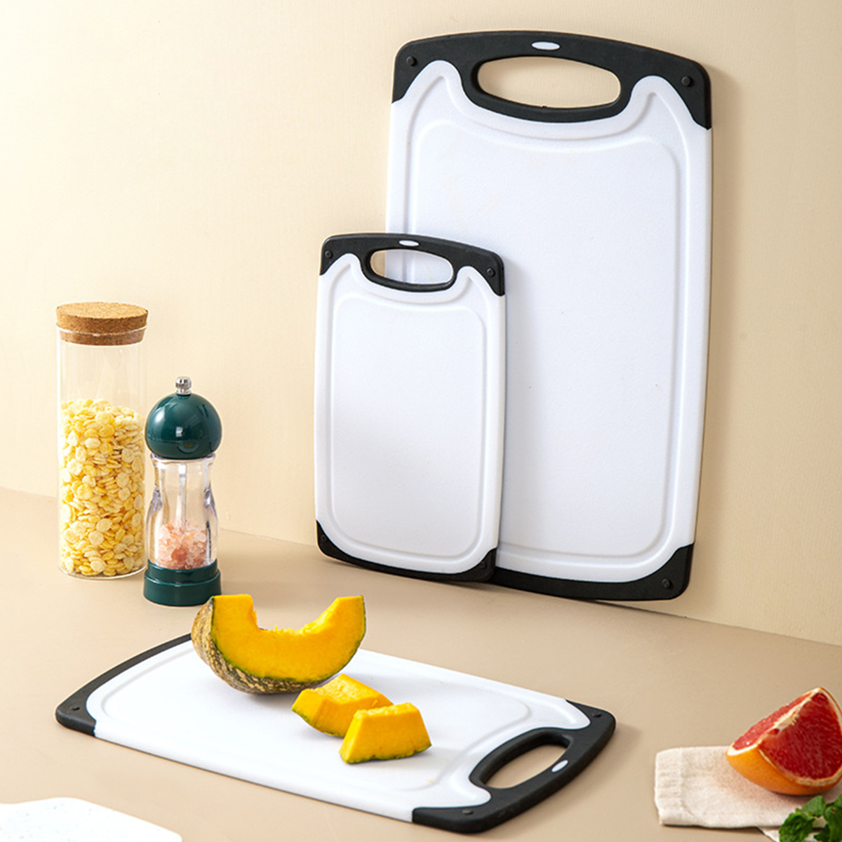 Cornhole Board Set - Double-Sided Plastic Cutting Board Multifunctional Chopping