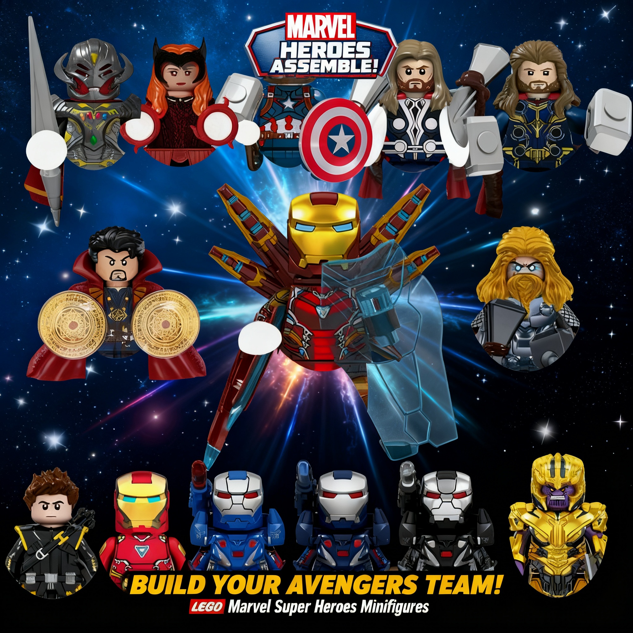 Party Games Questions - 2026 Marvel Building Blocks Bricks For