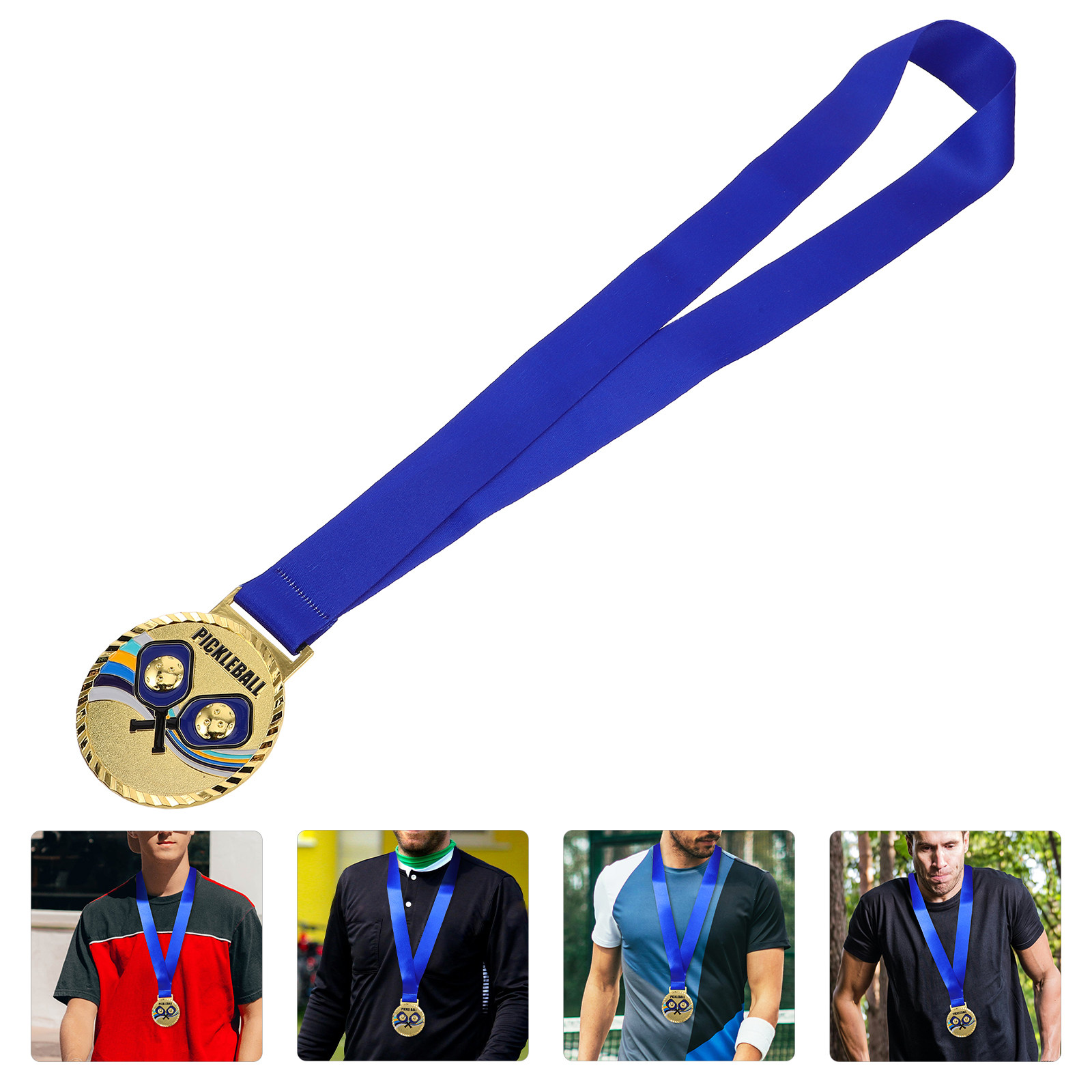 Party Games Competition - Enamel Pickleball Sports Medal for Kids