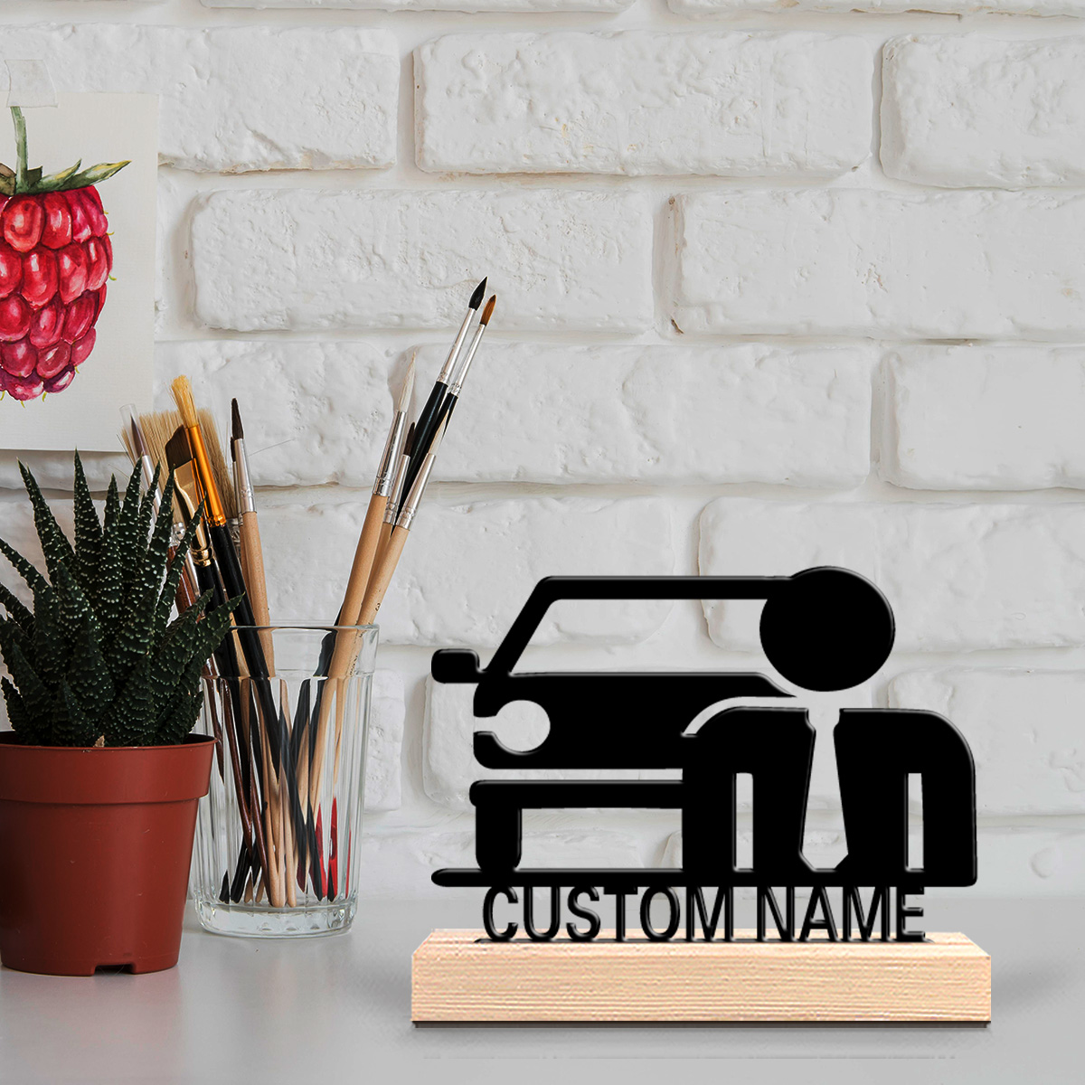 Party Games For Christmas - 1pc Beauty Personalized Custom Car Metal