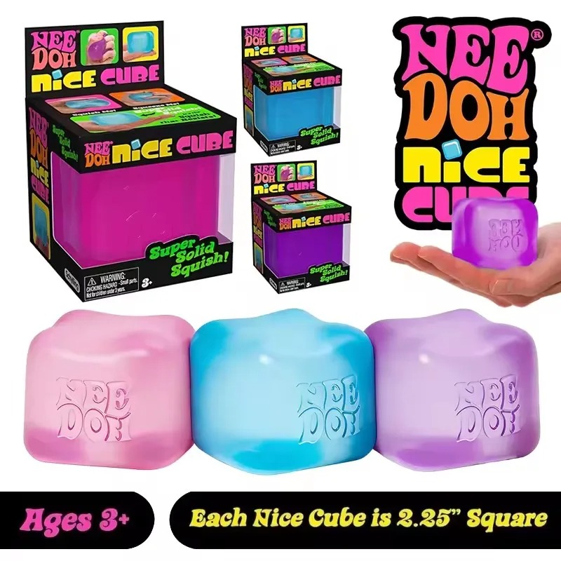 Party Games Questions - NeeDoh Squishy Schylling Atomic *Stress Relief