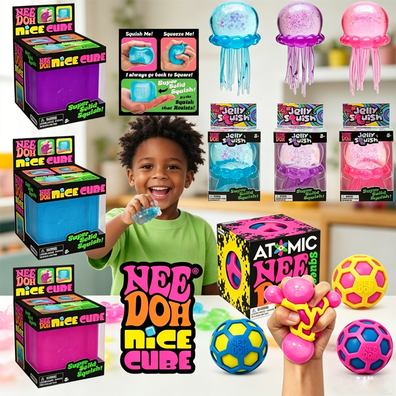 Party Games Questions - New NeeDoh /*Squishy Schylling Atomic/ Stress