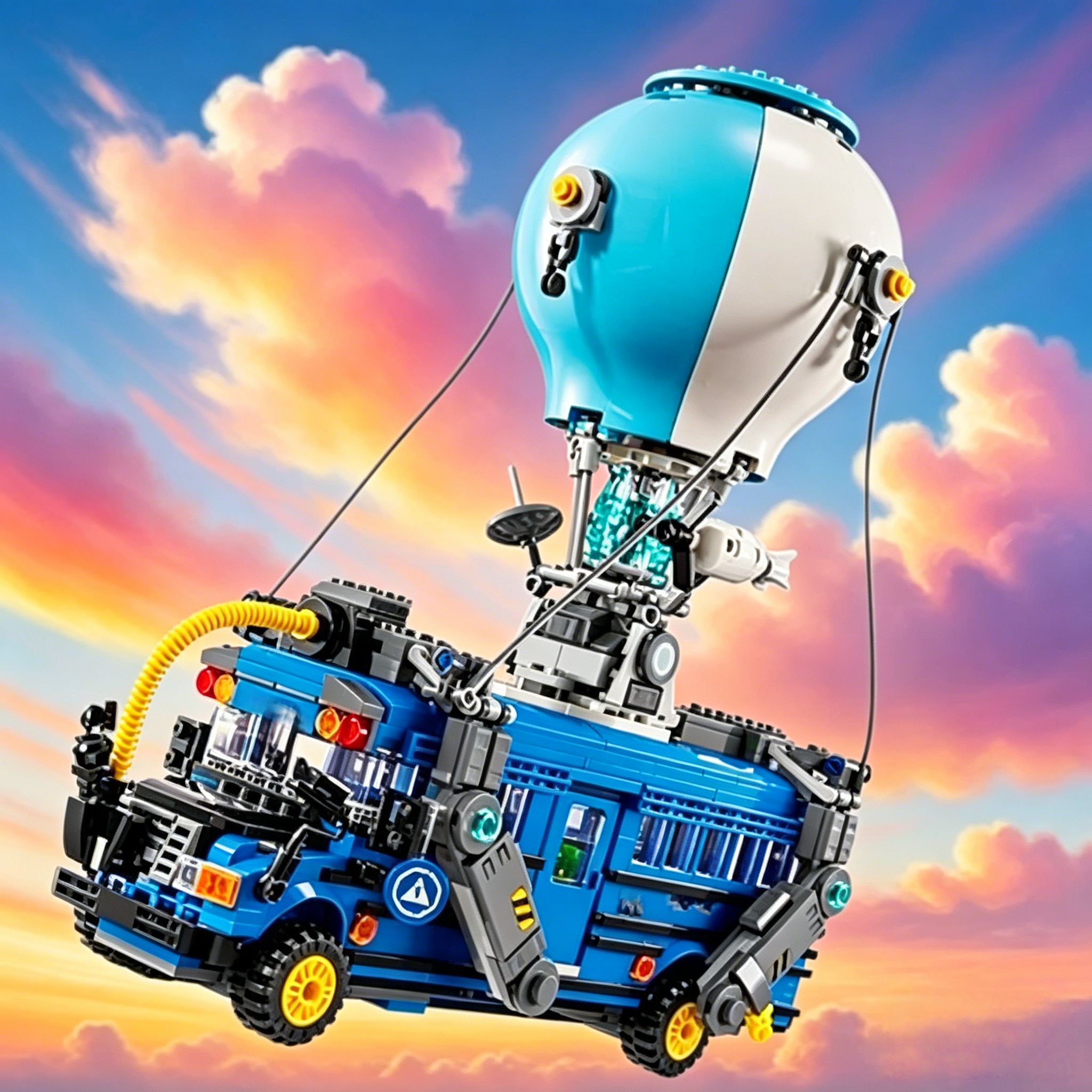 Party Games Bus - New 954PCS Battle Model Bricks Bus