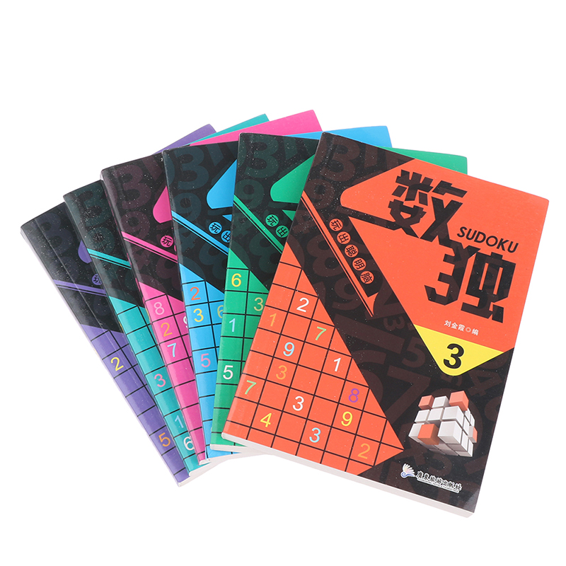 Party Games New Year - New Hot 6 Books/Set Sudoku Thinking