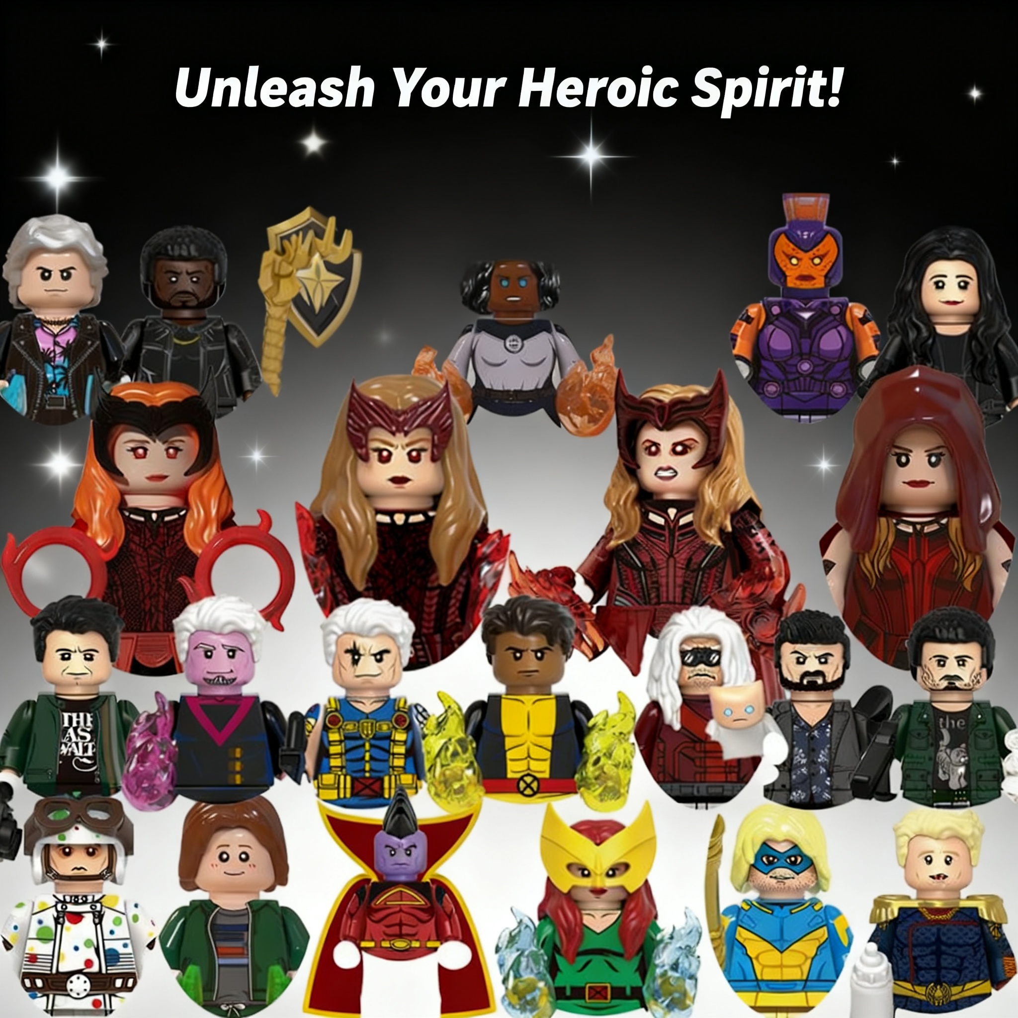 Party Games Questions - New Wanda Mini Action Figures Homelander