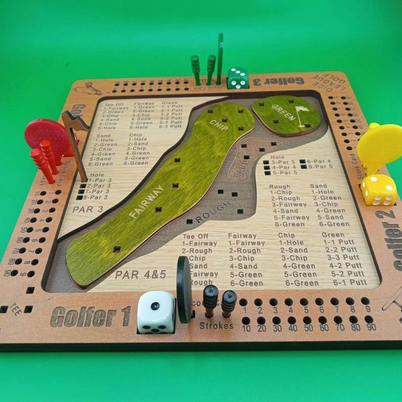 Golf Dice Game Wooden Challeng – Party Games Adults Indoor Bewertung und Preis