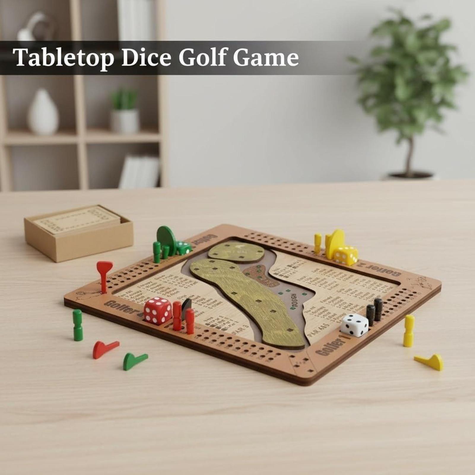 Golf Dice Game Wooden Challeng – Party Games Adults Indoor Bewertung und Preis