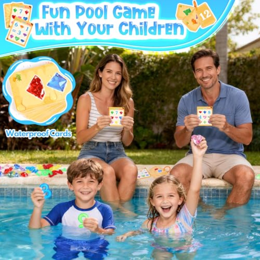 Pool Toys Diving Gems, 54 Pcs  – Scavenger Hunt Card Bewertung und Preis
