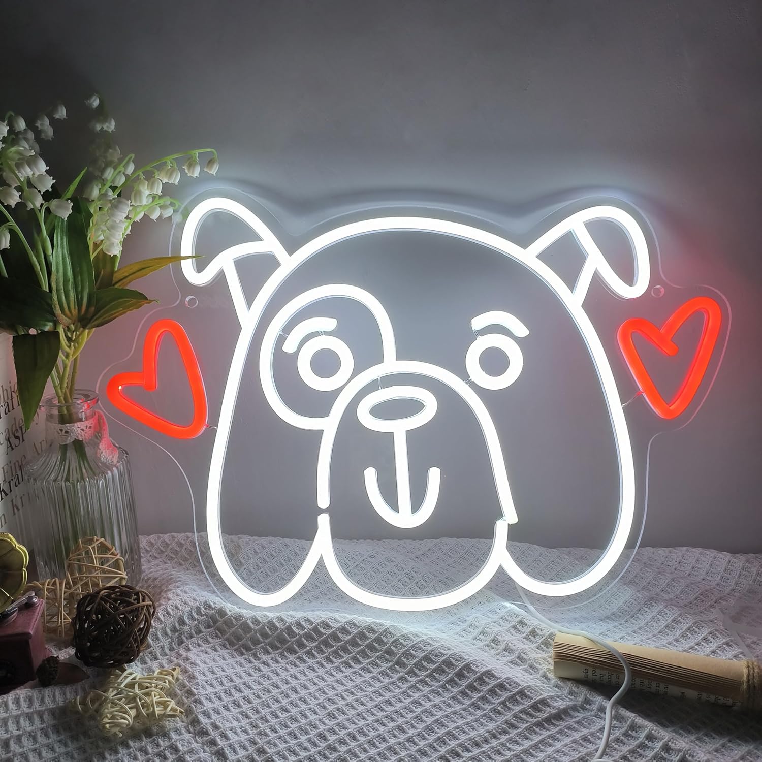 Love Dog Neon Sign LED Neon Li – Party Games Shop Bewertung und Preis