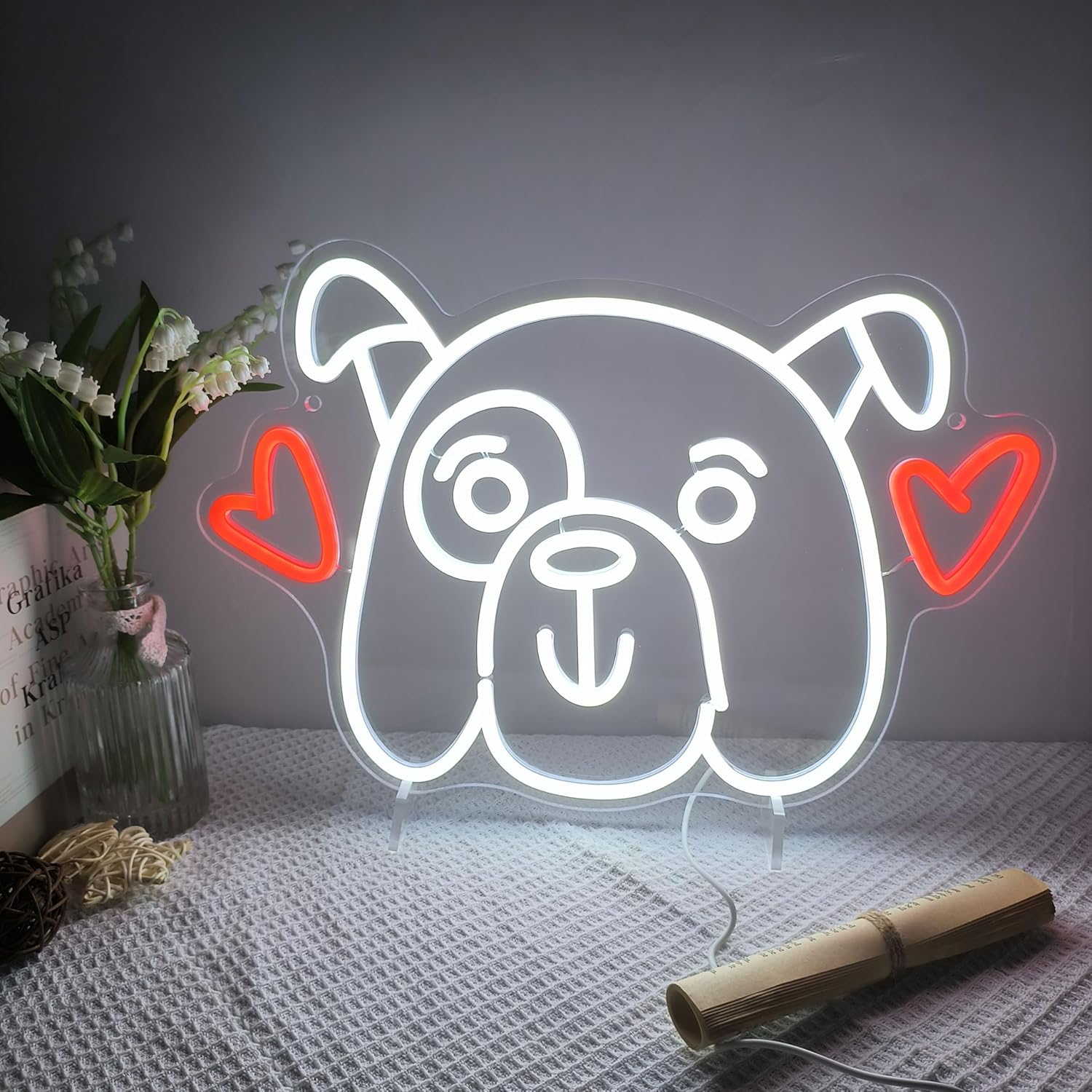 Love Dog Neon Sign LED Neon Li – Party Games Shop Bewertung und Preis