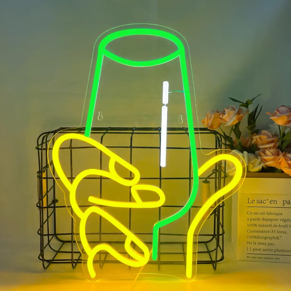 Wine Glass in Hand LED Neon Si – Party Games Shop Bewertung und Preis