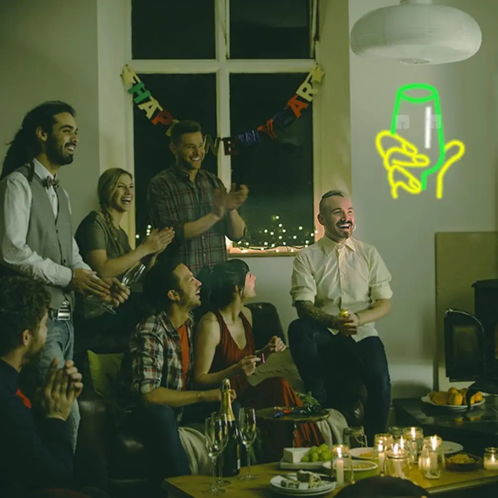 Wine Glass in Hand LED Neon Si – Party Games Shop Bewertung und Preis