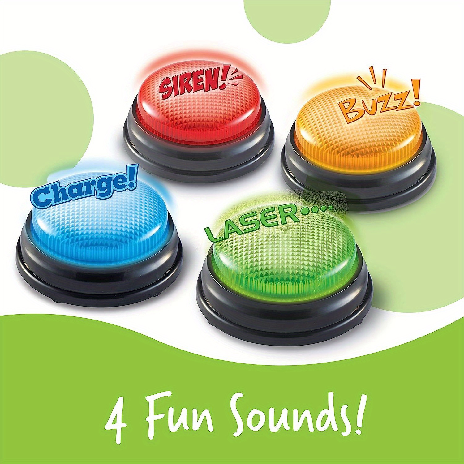 4pcs Lights and Sounds Buzzers – Party Games Quiz Bewertung und Preis