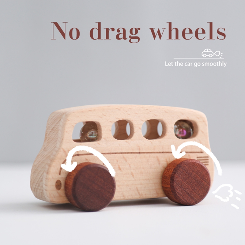1PC Baby Wooden Toys Beech Car – Party Games Bus Bewertung und Preis