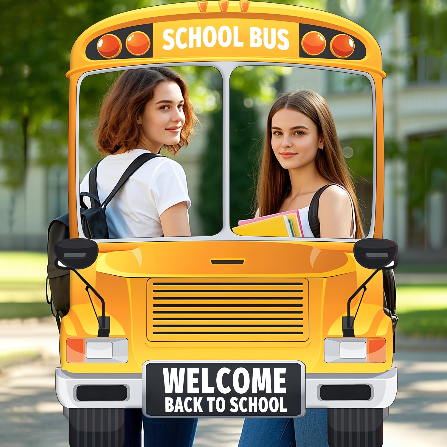 2D flat 1pc back-to-school sea – Party Games Bus Bewertung und Preis