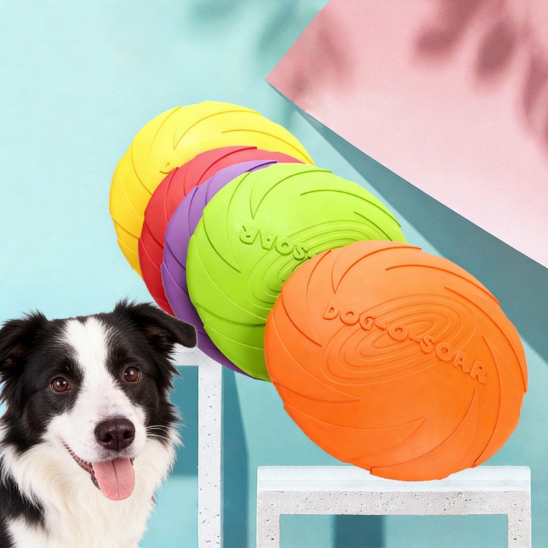 Multicolor Silicone Dog Frisbe – Frisbee Freestyle Disc Bewertung und Preis