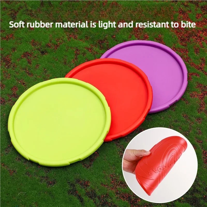 Multicolor Silicone Dog Frisbe – Frisbee Freestyle Disc Bewertung und Preis
