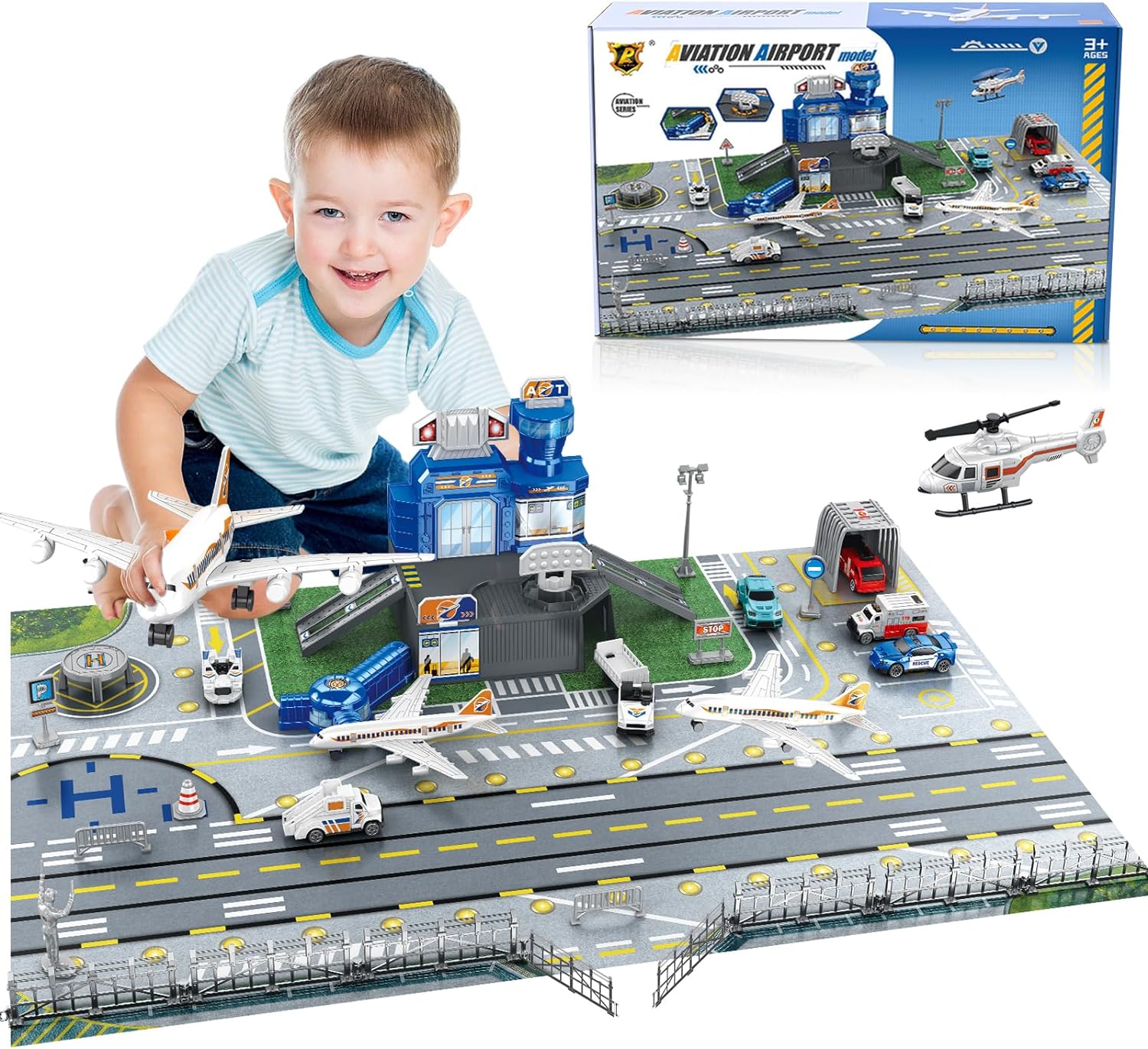 Children's Airport Scene Toy S – Party Games New Year Bewertung und Preis