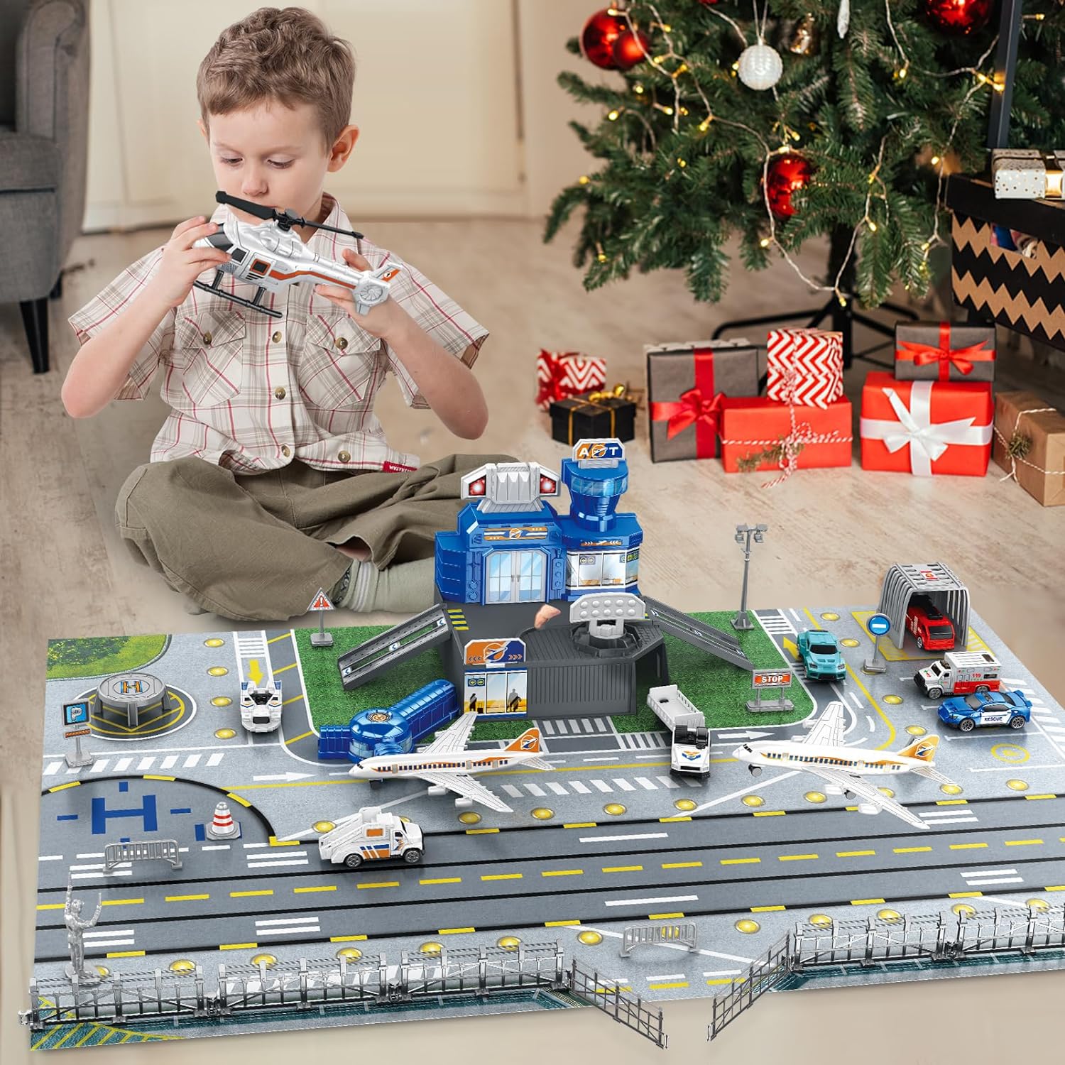 Children's Airport Scene Toy S – Party Games New Year Bewertung und Preis