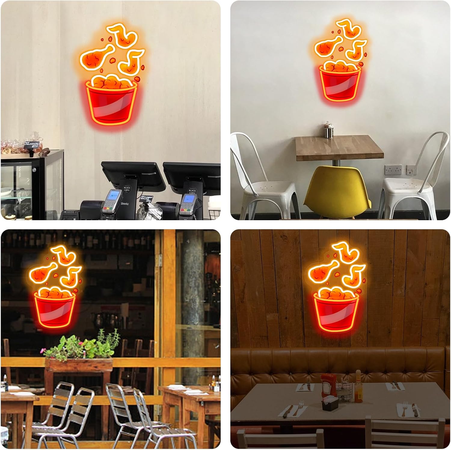 Fried Chicken Neon Sign USB Di – Party Games Shop Bewertung und Preis