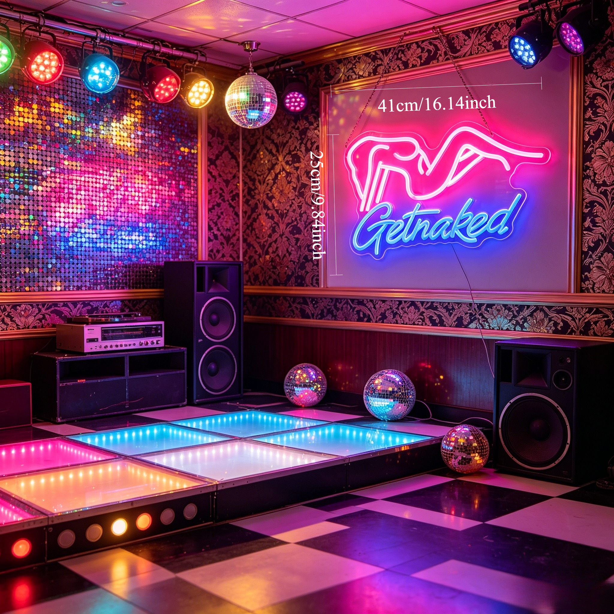 LED Neon Light Sign Lady Body  – Party Games Shop Bewertung und Preis