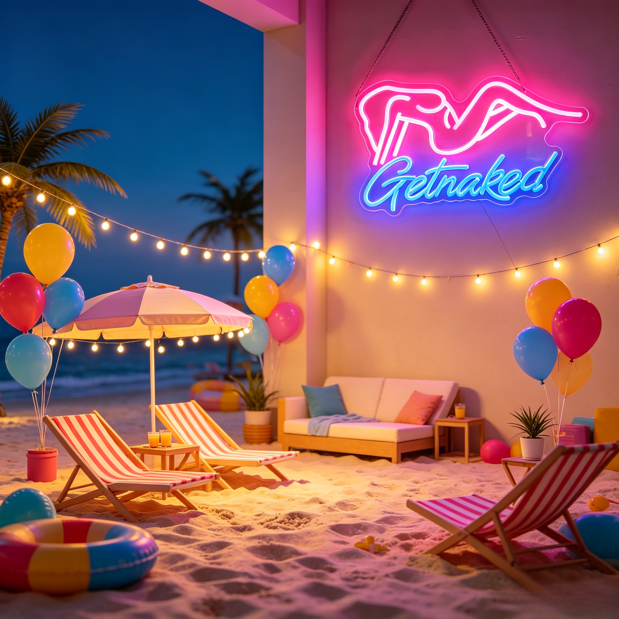 LED Neon Light Sign Lady Body  – Party Games Shop Bewertung und Preis