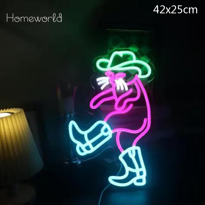 Cowboy Cat Neon Light Sign Dim – Party Games Shop Bewertung und Preis