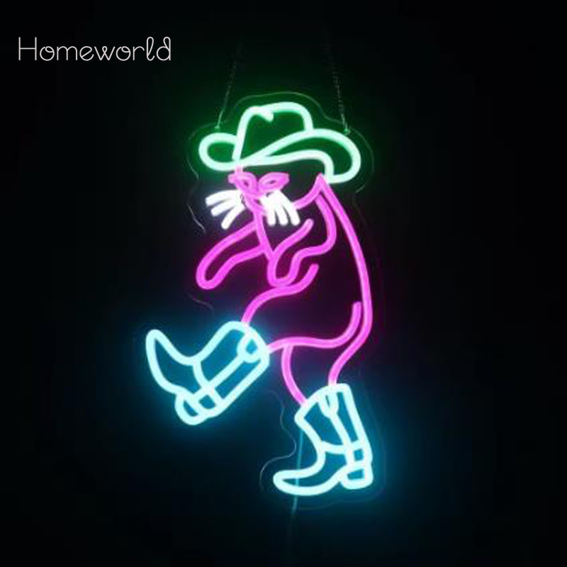 Cowboy Cat Neon Light Sign Dim – Party Games Shop Bewertung und Preis