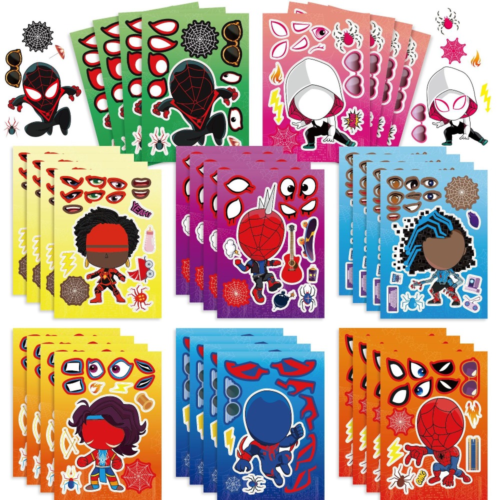 8/24pcs Spider Man  Puzzle Sti – Party Games Quiz Bewertung und Preis