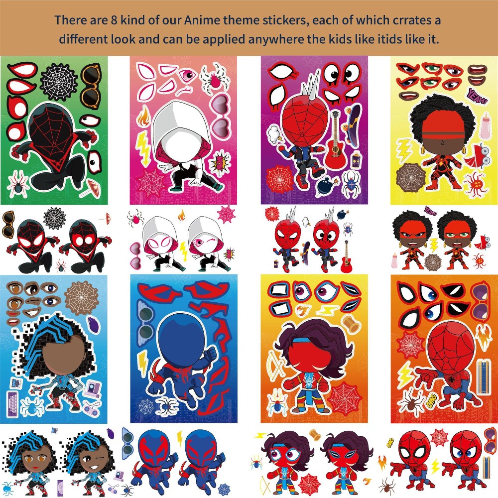 8/24pcs Spider Man  Puzzle Sti – Party Games Quiz Bewertung und Preis