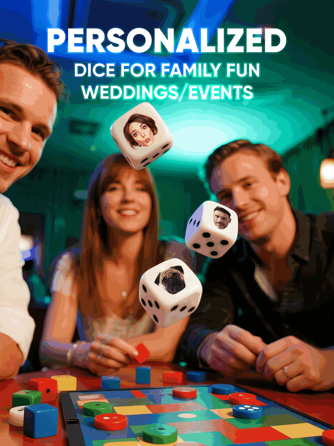 Custom Face Dice Personalized  – Party Games For Christmas Bewertung und Preis