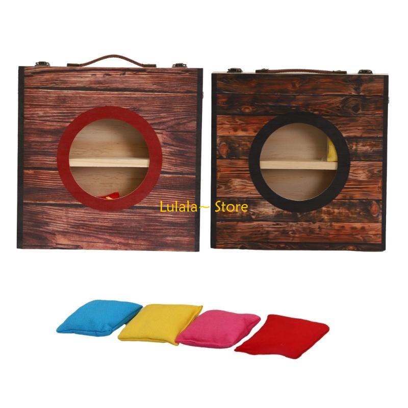 Y4QA Cornholes Game Set with 4 – Cornhole Board Set Bewertung und Preis