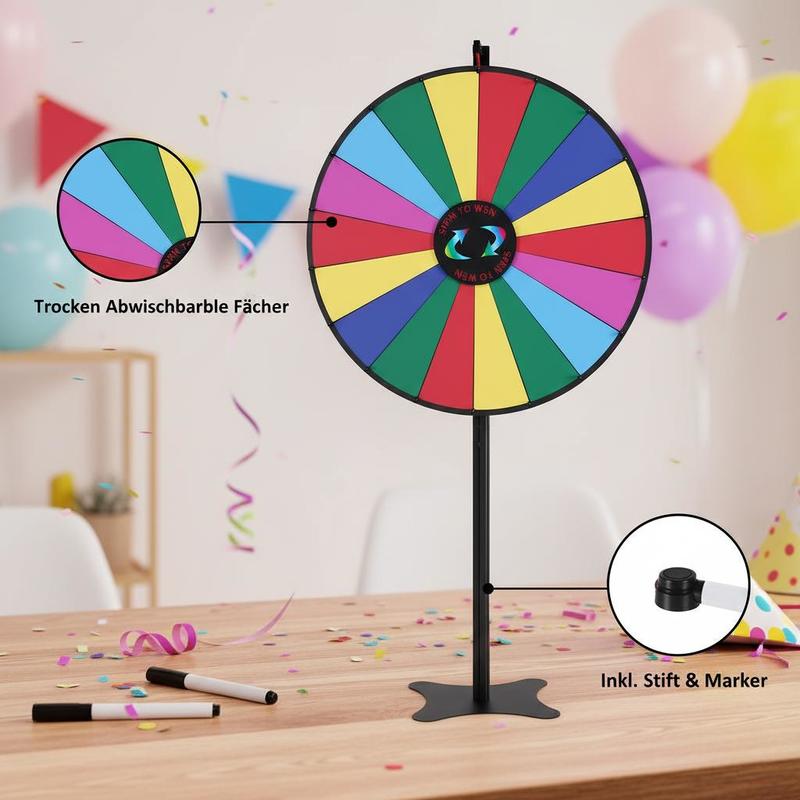 36 inch Spinning Prize Wheel,  – Party Games Spin The Wheel Bewertung und Preis