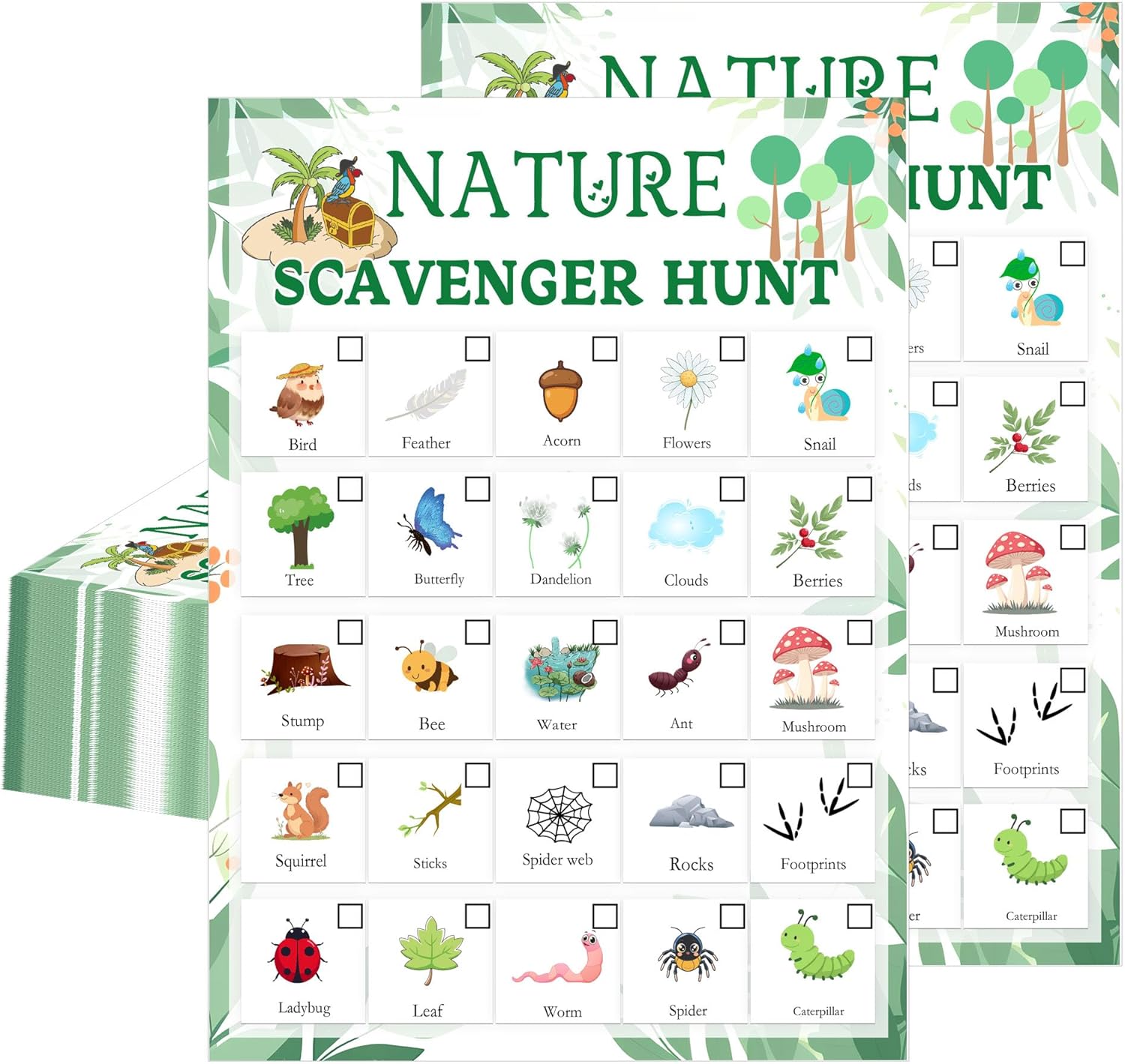 Nature Scavenger Hunt Card 5 x – Scavenger Hunt Card Bewertung und Preis