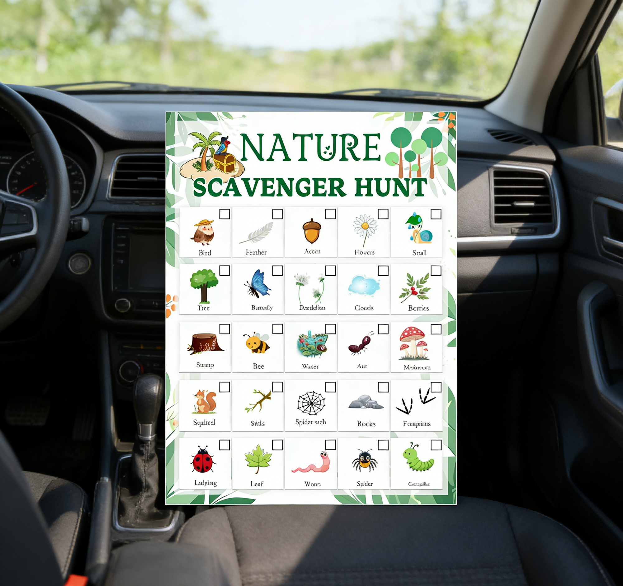 Nature Scavenger Hunt Card 5 x – Scavenger Hunt Card Bewertung und Preis