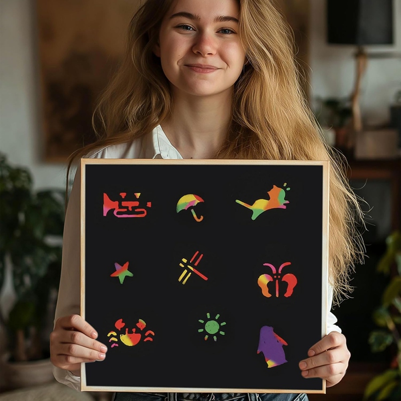 Scratch Paper Art Set, Black C – Party Games Kit Bewertung und Preis