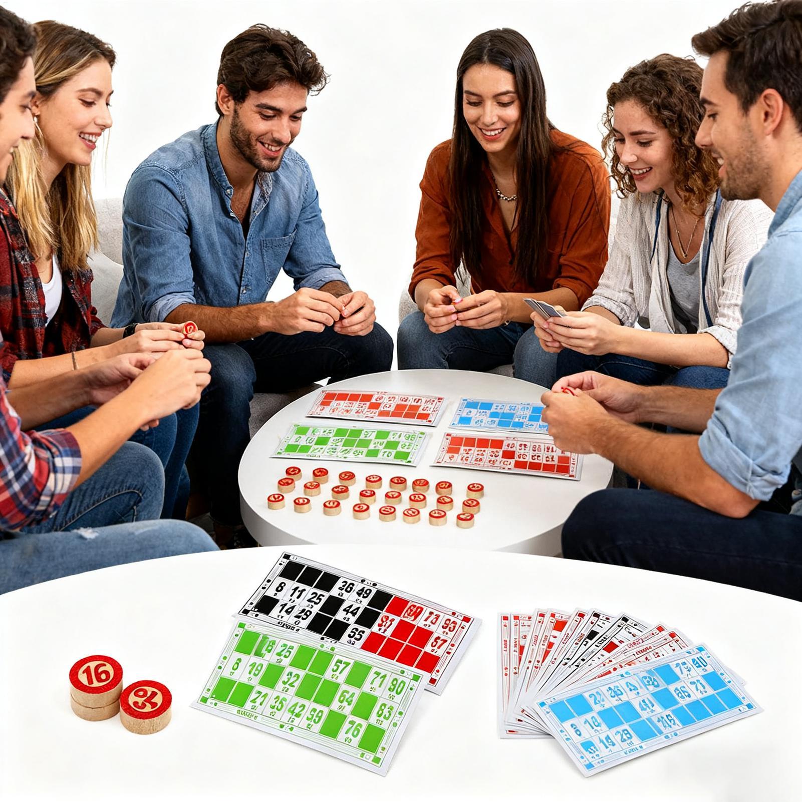 Vintage Wooden Bingo Game Set  – Party Games Easy Bewertung und Preis