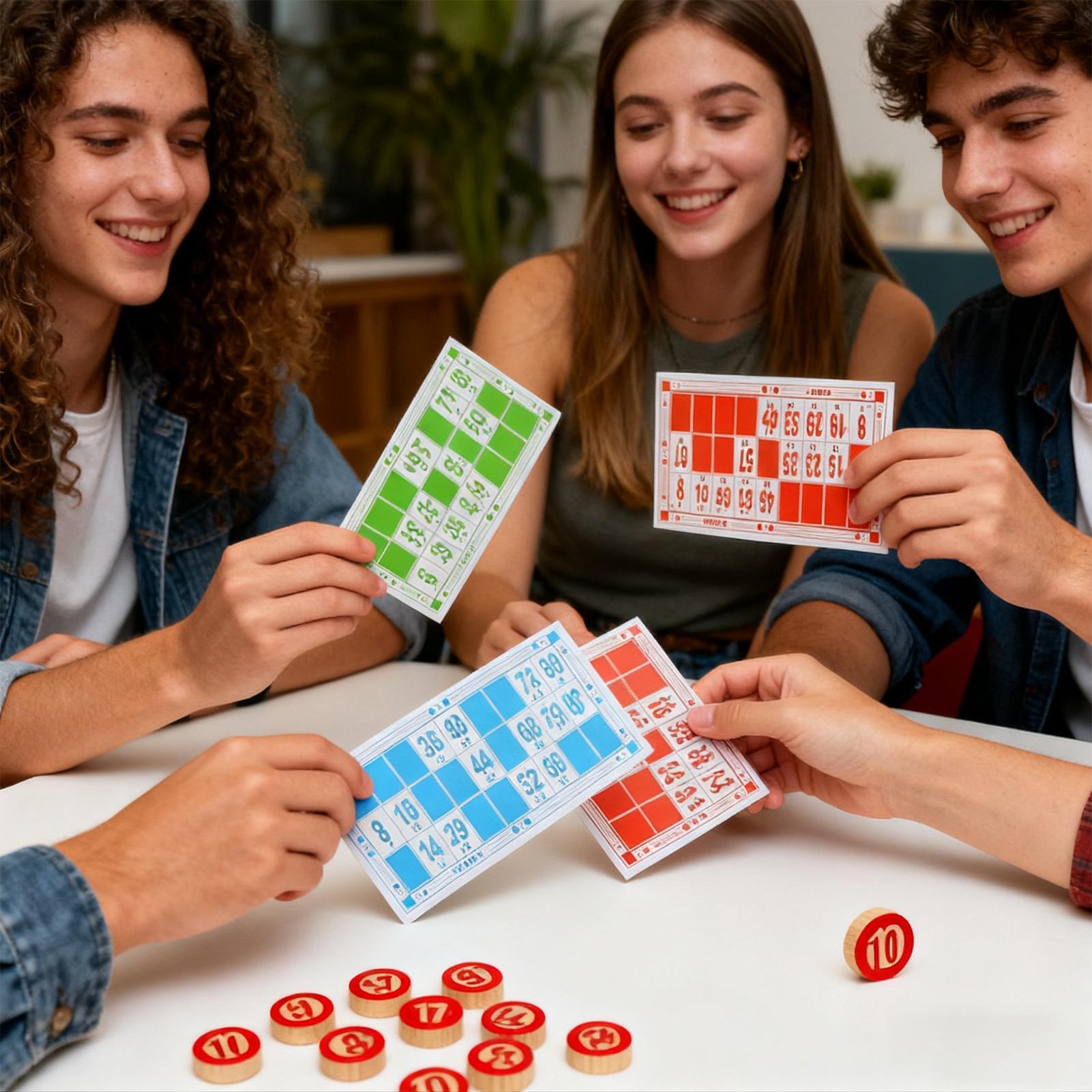 Vintage Wooden Bingo Game Set  – Party Games Easy Bewertung und Preis