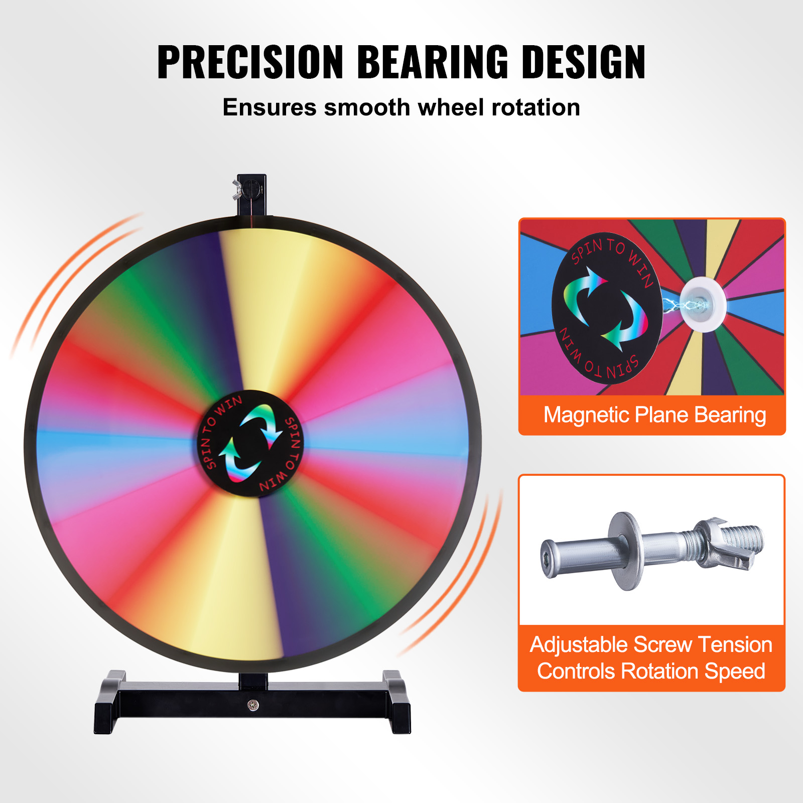 SucceBuy 18/24/36 inch Spinnin – Party Games Spin The Wheel Bewertung und Preis
