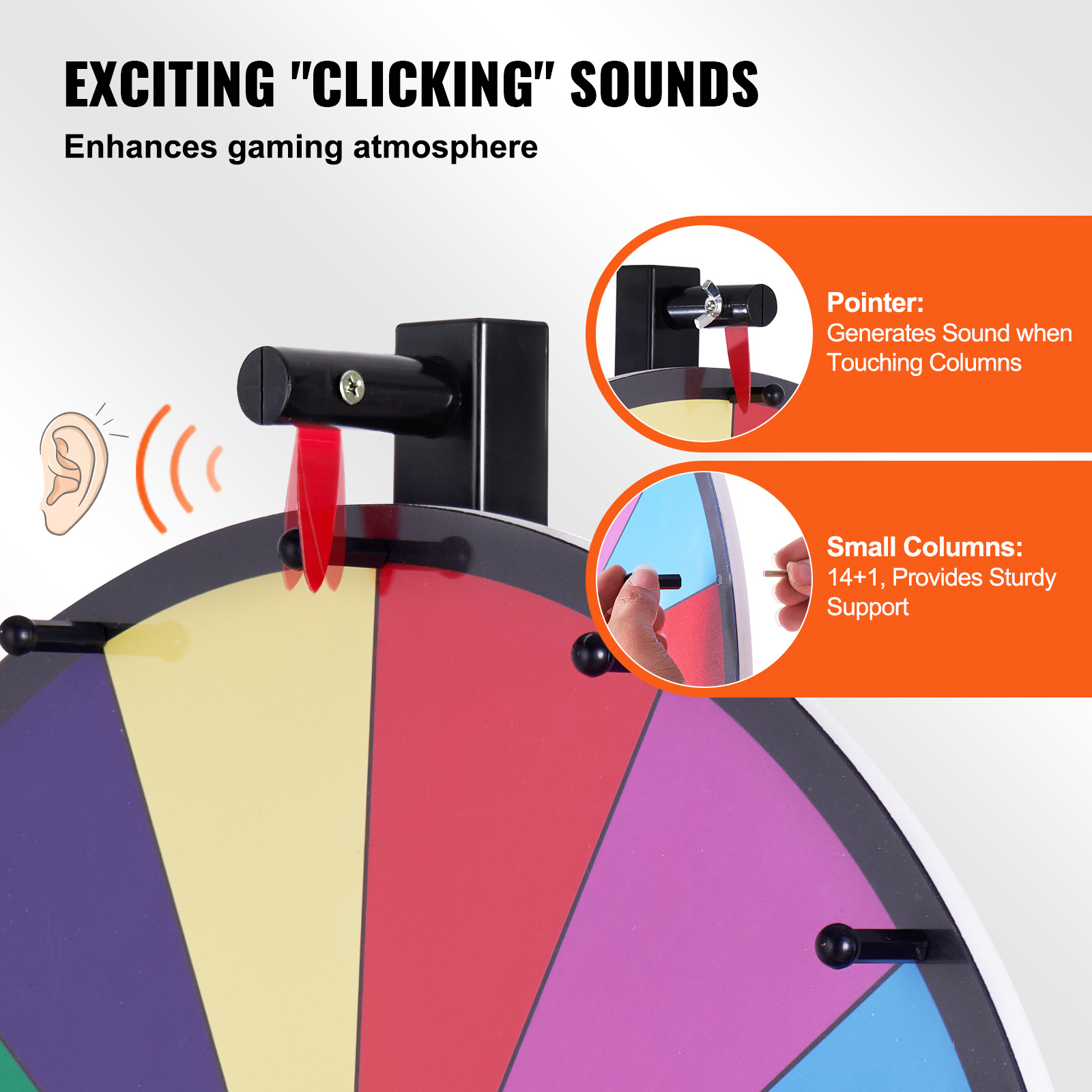 SucceBuy 18/24/36 inch Spinnin – Party Games Spin The Wheel Bewertung und Preis