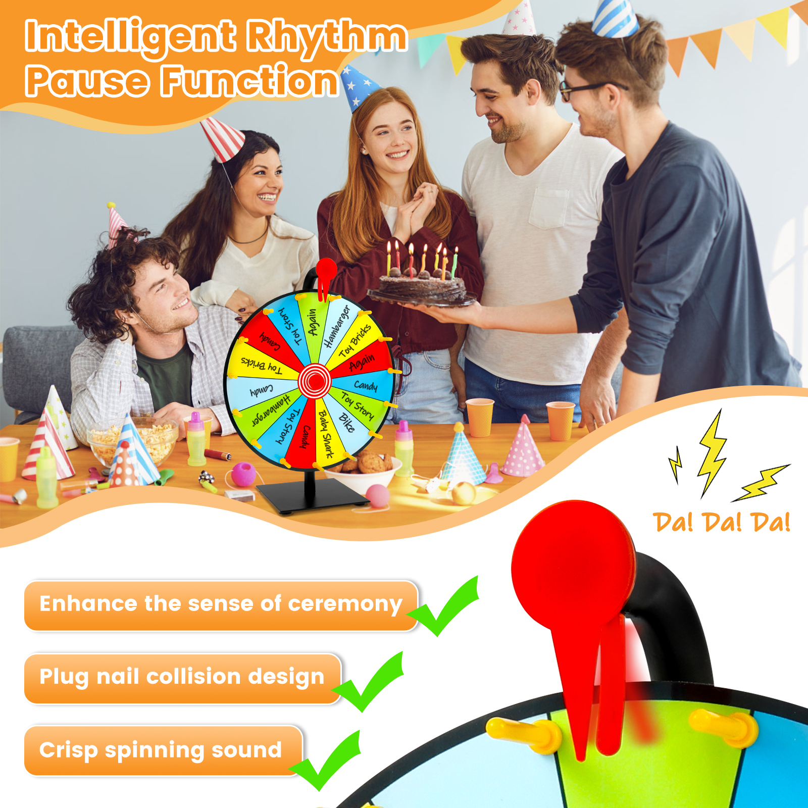 DIY Interactive Game Spin Whee – Party Games Spin The Wheel Bewertung und Preis