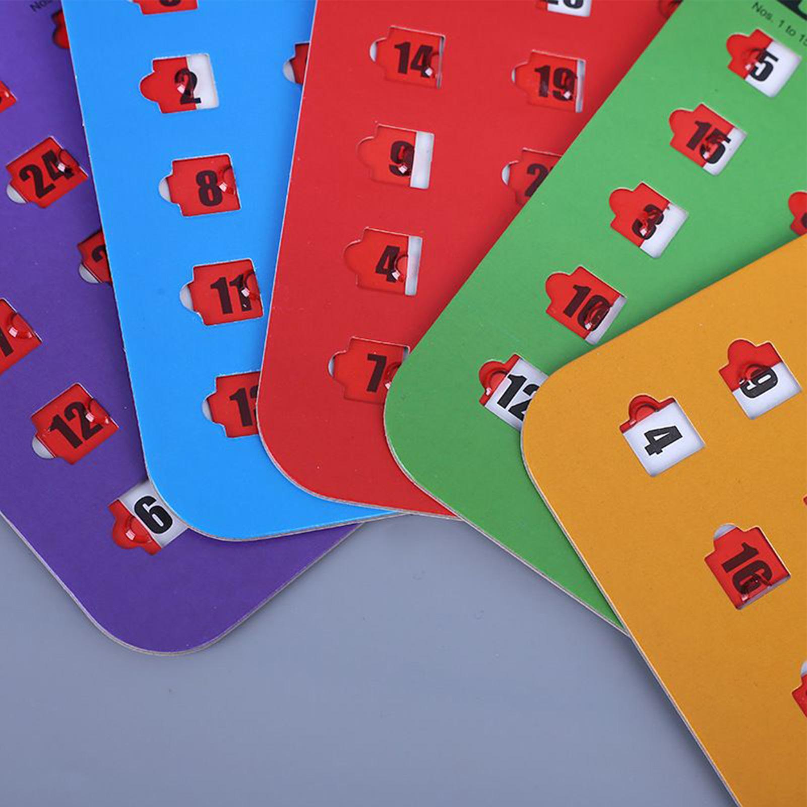 5 Pieces Bingo Game Cards Larg – Party Games For Adults Large Group Bewertung und Preis