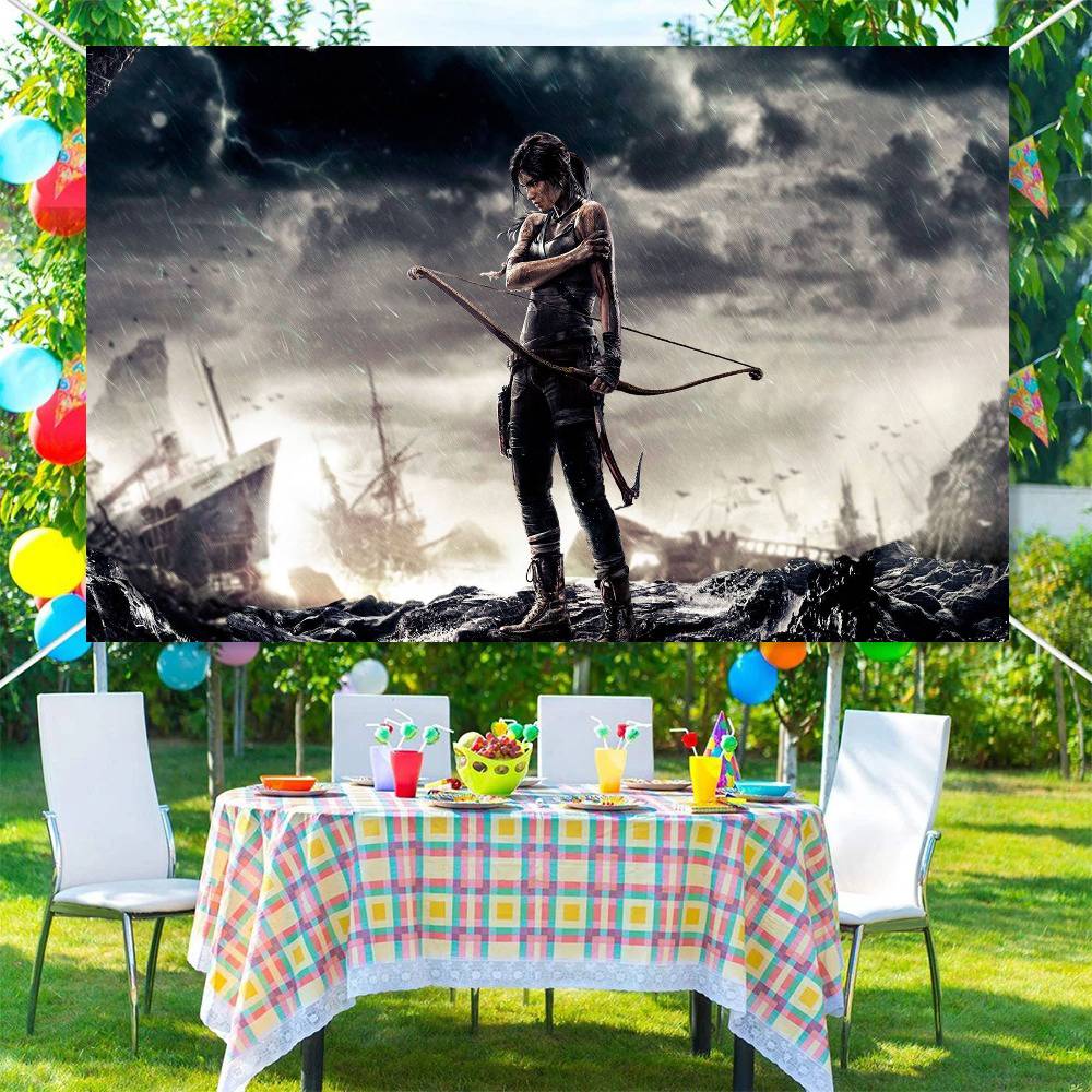 1pc Tomb Raider Game Photograp – Party Games Stream Bewertung und Preis