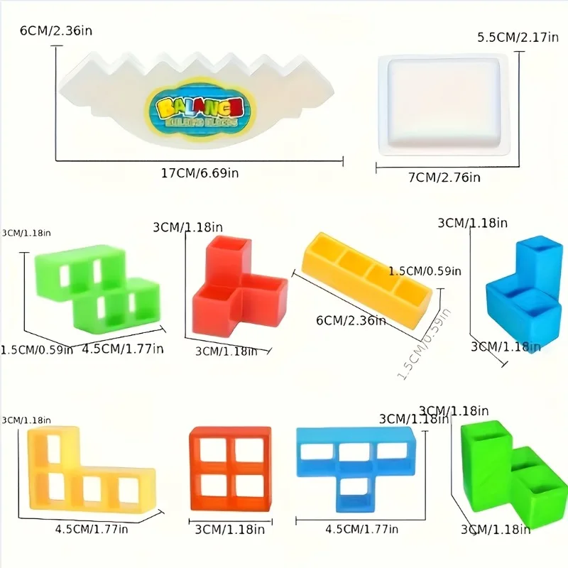 Colorful Stacking Blocks Balan – Party Games Competition Bewertung und Preis