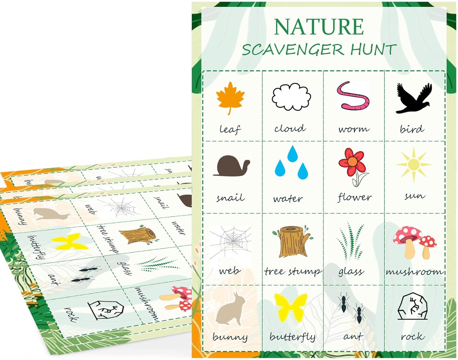 Nature Scavenger Hunt Cards Na – Scavenger Hunt Card Bewertung und Preis