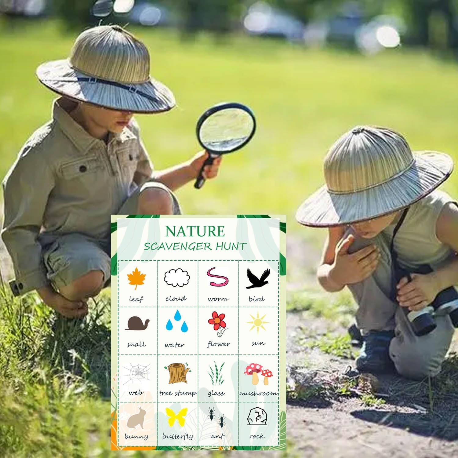 Nature Scavenger Hunt Cards Na – Scavenger Hunt Card Bewertung und Preis