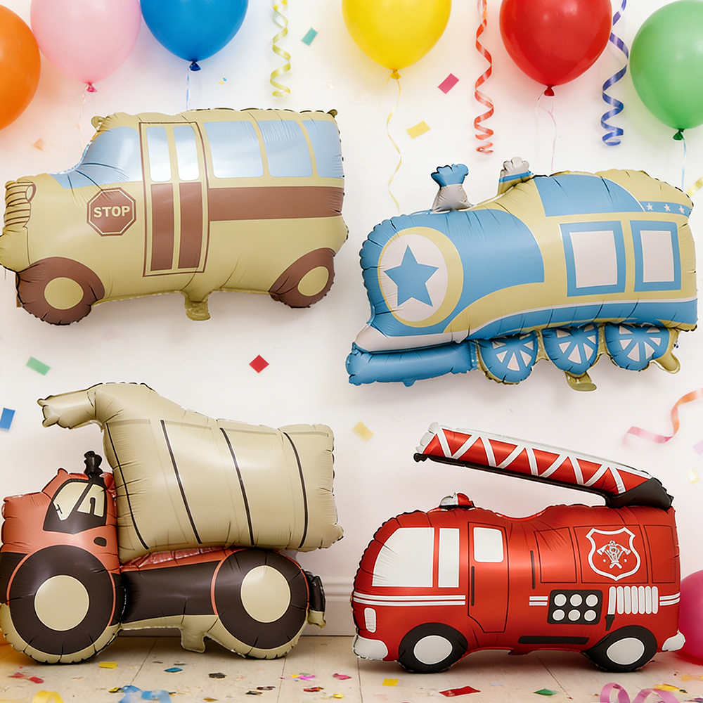 Cartoon Car Balloon, Fire Engi – Party Games Bus Bewertung und Preis