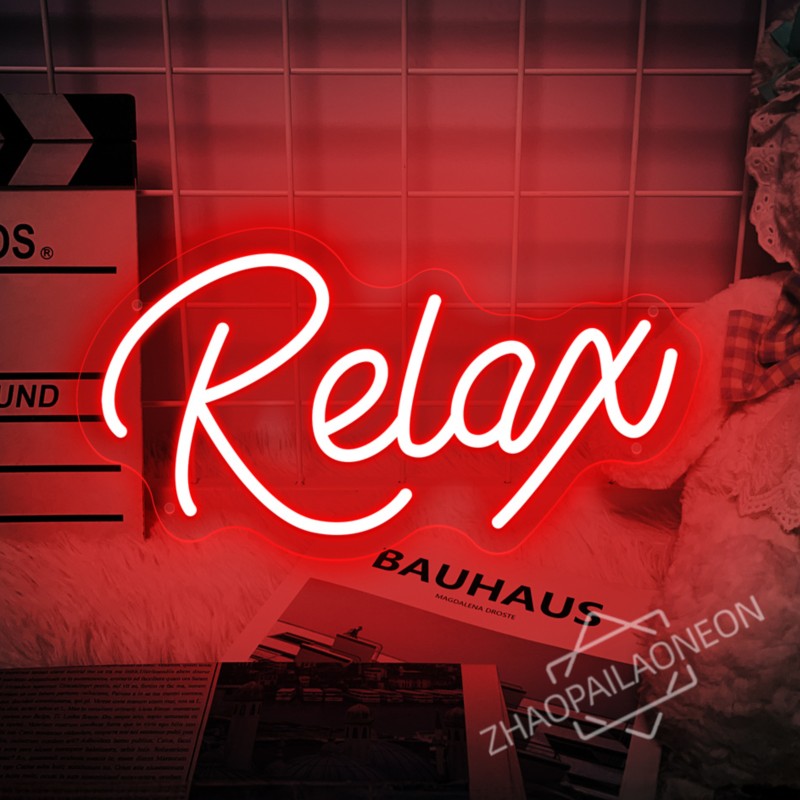 Relax  LED Neon Signs Massage  – Party Games Shop Bewertung und Preis